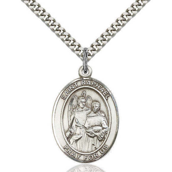 Other - Saint Raphael the Archangel Sterling Silver Medal